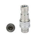 1 Sets 1/4Inch NPT ISO 7241-B Quick Disconnect Hydraulic Couplings / Couplers-5
