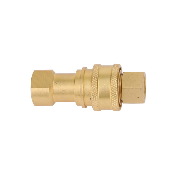 1 Sets 1/4Inch NPT ISO 7241-B Quick Disconnect Hydraulic Couplings/Couplers Brass