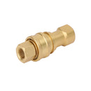 1 Sets 1/4Inch NPT ISO 7241-B Quick Disconnect Hydraulic Couplings/Couplers Brass-4