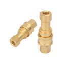 1 Sets 1/4Inch NPT ISO 7241-B Quick Disconnect Hydraulic Couplings/Couplers Brass-5