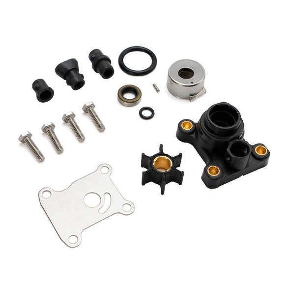 Wasserpumpen-Impeller-Kit für Johnson Evinrude 8-15 PS Außenborder mit Gehäuse 18-3327