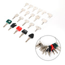 21 Heavy Construction Equipment Ignition Key Set For Case Jd Volvo Jcb Komatsu-1