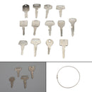 13 Pcs Forklift Heavy Equipment Construction Ignition Key Set-2