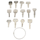 13 Pcs Forklift Heavy Equipment Construction Ignition Key Set-9