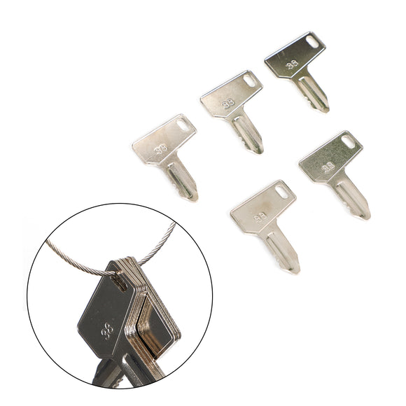 5Pcs For Yanmar Excavator Heavy Equipment Keys