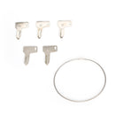 5Pcs For Yanmar Excavator Heavy Equipment Keys-11