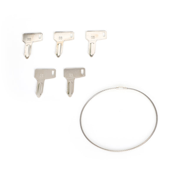 5Pcs For Yanmar Excavator Heavy Equipment Keys