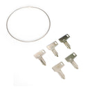 5Pcs For Yanmar Excavator Heavy Equipment Keys-12