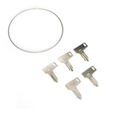 5Pcs Yanmar Excavator Heavy Equipment Keys
