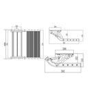 Caravane pliante manuelle en aluminium pour camping-car, camping-car, camping-car Vente du Nouvel An-2