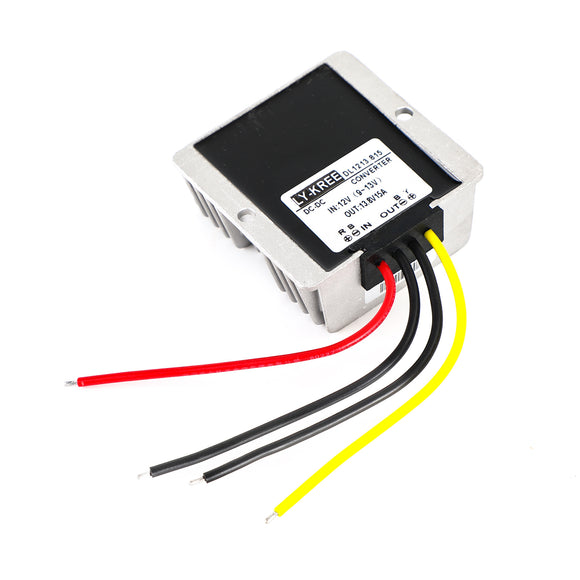 Waterproof DC/DC Converter Regulator 12V Step Up to 13.8V 15A 207W
