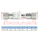 3/4Inch NPT Pair Hydraulic Flat Face Quick Coupler Skid Steer For Bobcat ISO 16028-3