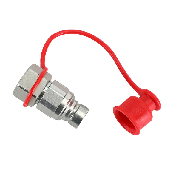 3/4Inch NPT Pair Hydraulic Flat Face Quick Coupler Skid Steer For Bobcat ISO 16028