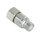 3/4Inch NPT Pair Hydraulic Flat Face Quick Coupler Skid Steer For Bobcat ISO 16028-8
