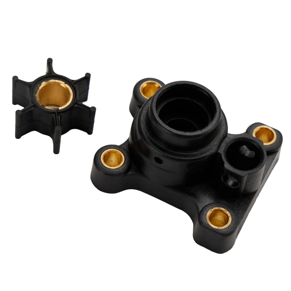 Wasserpumpen-Impeller-Kit für Johnson Evinrude 8-15 PS Außenborder mit Gehäuse 18-3327