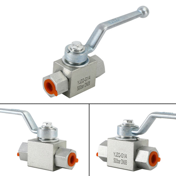 2 Way Hydraulic Ball Valve 1/4Inch NPT Female High Pressure Ball Valve