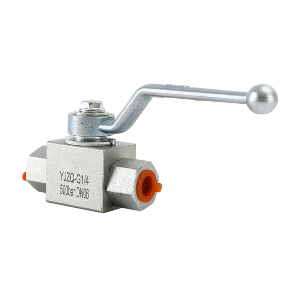 2 Way Hydraulic Ball Valve 1/4Inch NPT Female High Pressure Ball Valve