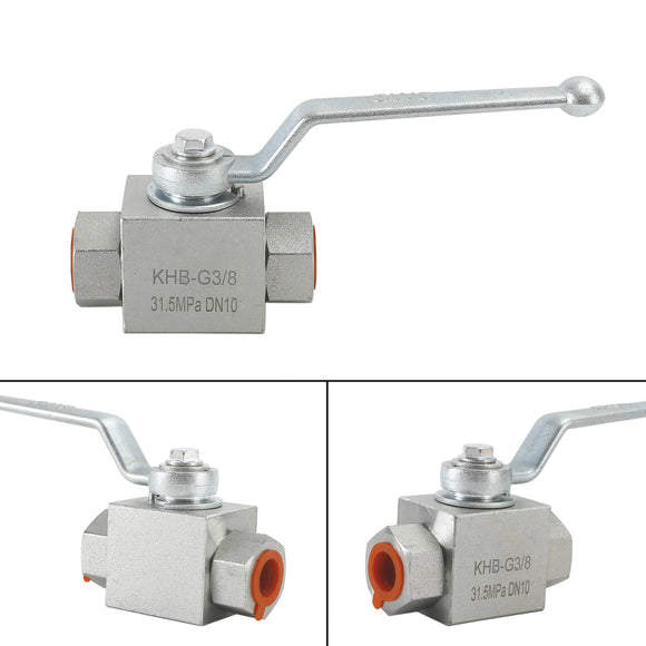2 Way Hydraulic Ball Valve 3/8Inch NPT Female High Pressure Ball Valve