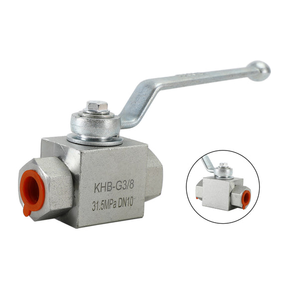 2 Way Hydraulic Ball Valve 3/8Inch NPT Female High Pressure Ball Valve