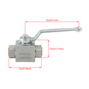 2 Way Hydraulic Ball Valve 3/8Inch NPT Female High Pressure Ball Valve-3
