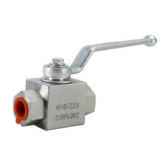 2 Way Hydraulic Ball Valve 3/8Inch NPT Female High Pressure Ball Valve