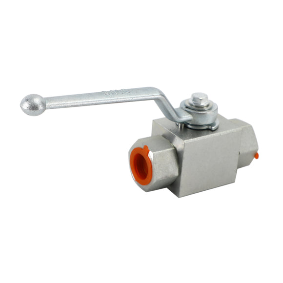 2 Way Hydraulic Ball Valve 1/2Inch NPT Female High Pressure Ball Valve