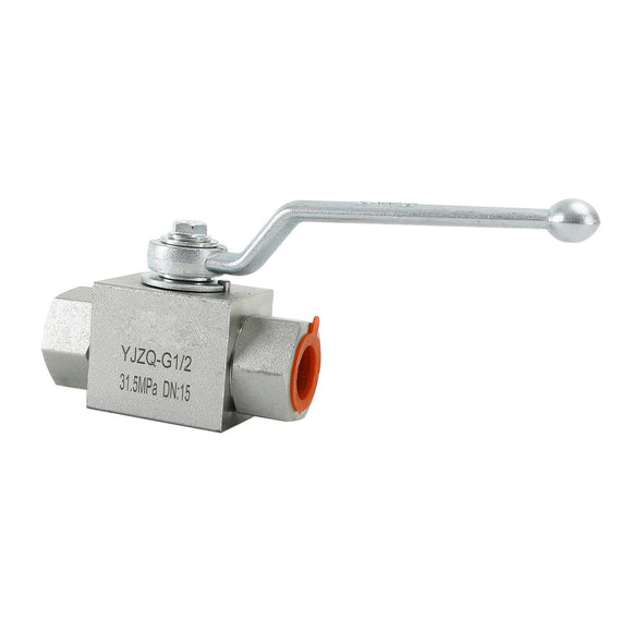 2 Way Hydraulic Ball Valve 1/2Inch NPT Female High Pressure Ball Valve
