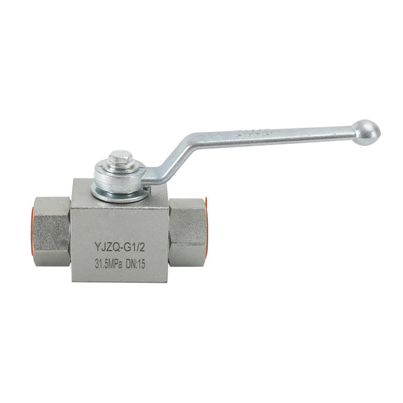2 Way Hydraulic Ball Valve 1/2Inch NPT Female High Pressure Ball Valve