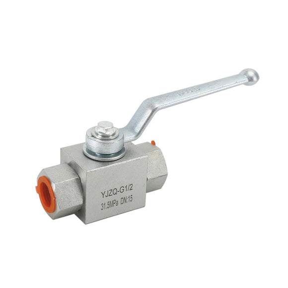 2 Way Hydraulic Ball Valve 1/2Inch NPT Female High Pressure Ball Valve
