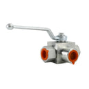 3 Way Hydraulic Ball Valve 1/2Inch NPT Female High Pressure Ball Valve-9