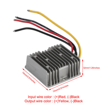 WaterProof 12V/24V to 5V 30A 150W Step Down DC/DC Power Converter Regulator - 0