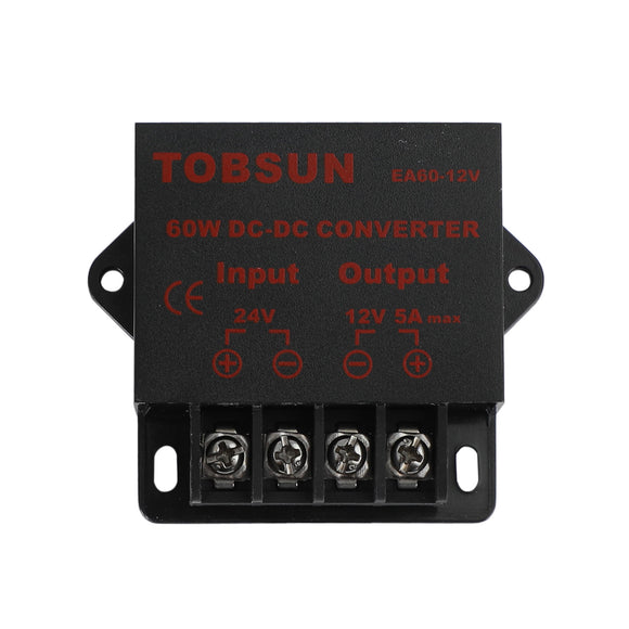 DC 24V Step Down To DC 12V 5A 60W Voltage Regulator Reducer Power Converter