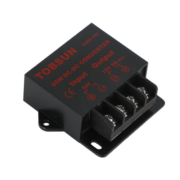 DC 24V Step Down To DC 12V 5A 60W Voltage Regulator Reducer Power Converter