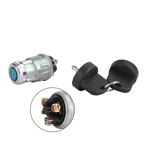 Universal Ignition Switch For Jk423 Flush Mount 12V 2Key 3 Position Off On Start