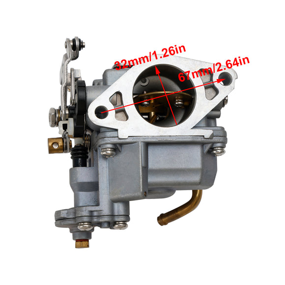 Vergaser passend für Tohatsu 4-Takt 9.8HP Außenborder 3DP-03100-2 3V2-03100-3
