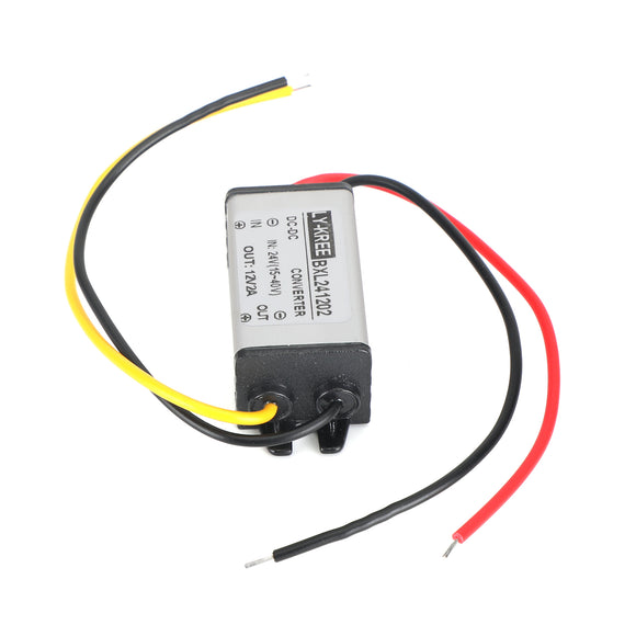 24V To Dc 12V 2A Waterproof Converter Step Down Volt Module Power Supply