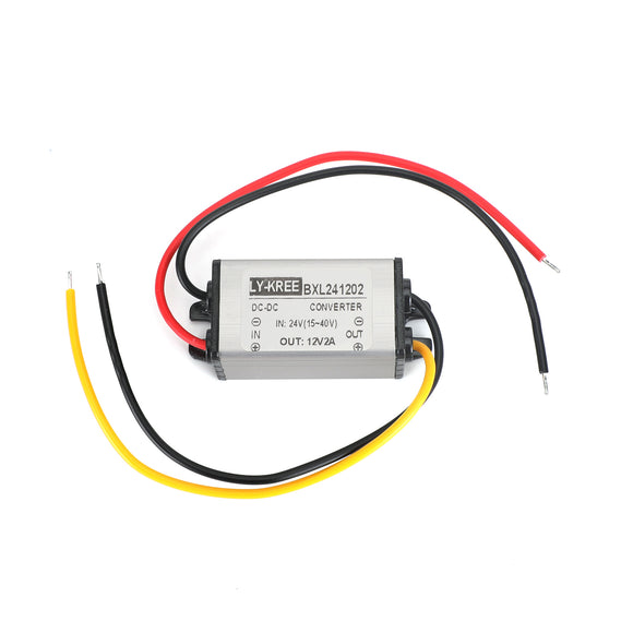 24V To Dc 12V 2A Waterproof Converter Step Down Volt Module Power Supply