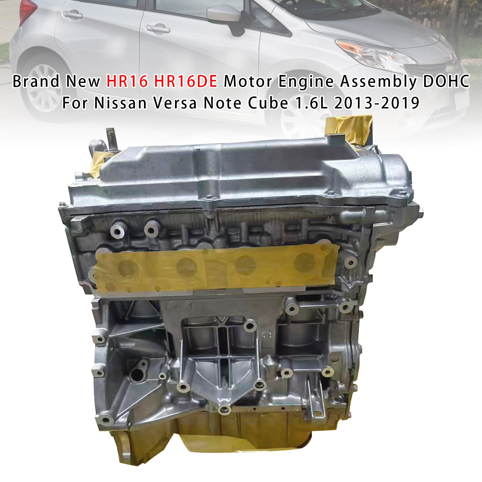 Nissan Versa Note Cube 1.6L 2013-2019 New HR16 HR16DE Motor Engine Assembly