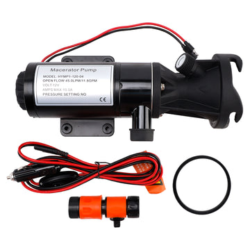 Camper RV 12V DC Portable Macerator Waste Pump 18555-000A 18555000A