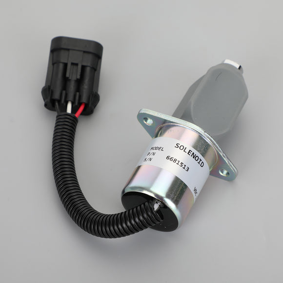 6681513 Fuel Shut Off Solenoid For Bobcat 773 763 753 751 743 643 7753 S150 S160