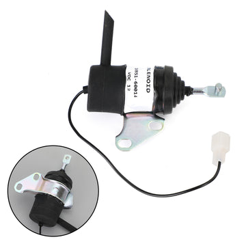 16851-60014 Fuel Shut Off Solenoid For Kubota BX2230D RTV900R RTV900T 052600-453 - 0