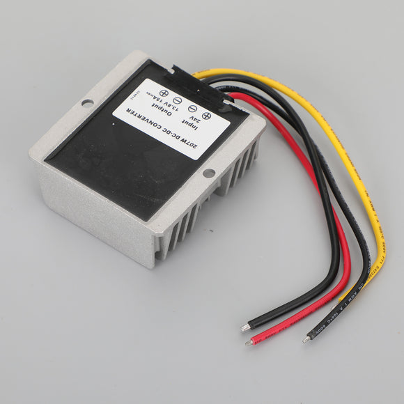 WaterProof 24V to 13.8V 15A 207W Step Down DC/DC Power Converter Regulator