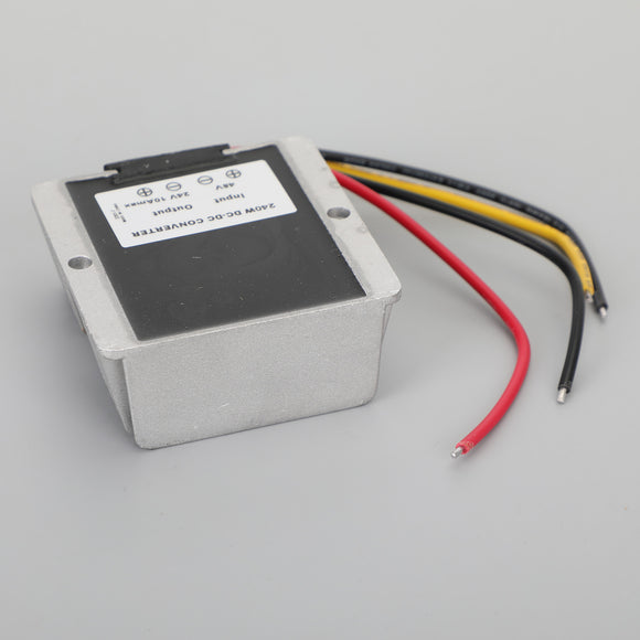 WaterProof 48V to 24V 10A 240W Step Down DC/DC Power Converter Regulator