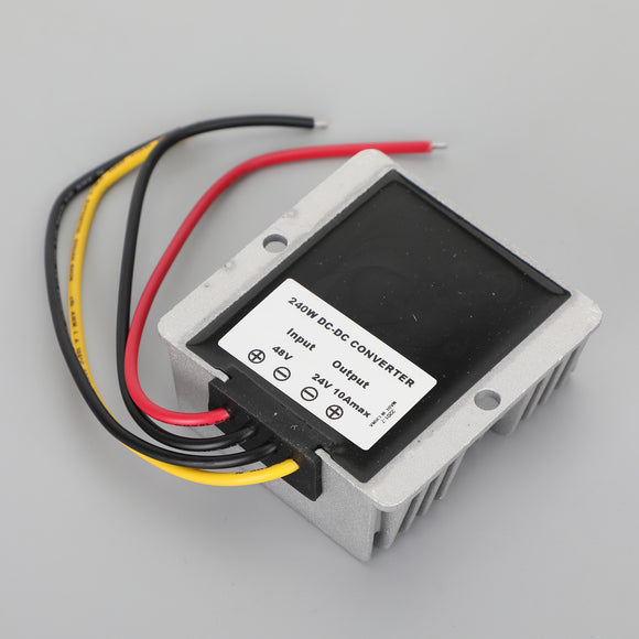 WaterProof 48V to 24V 10A 240W Step Down DC/DC Power Converter Regulator