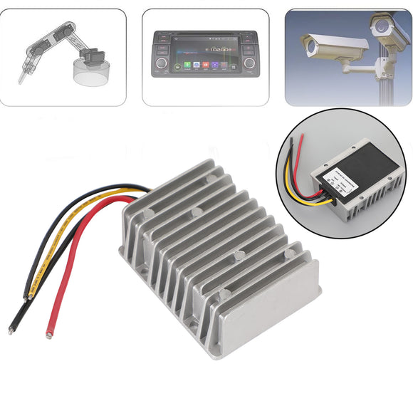 DC-DC 24V Step Up to 48V 10A 480W Car Power Supply Converter Regulator Waterproof
