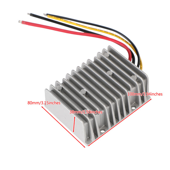 DC-DC 24V Step Up to 48V 10A 480W Car Power Supply Converter Regulator Waterproof