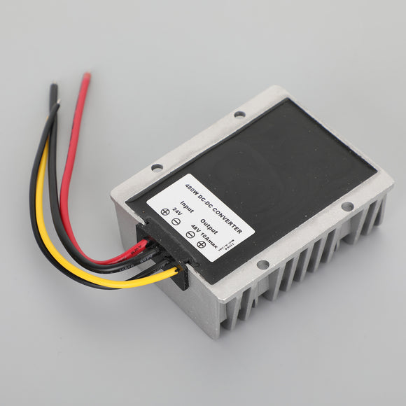 DC-DC 24V Step Up to 48V 10A 480W Car Power Supply Converter Regulator Waterproof
