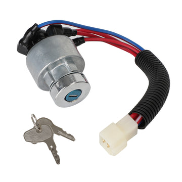 Ignition Switch W/2 Keys Fits Kubota TC020-31820 L3400 L3700 L3800 L4300 L4400