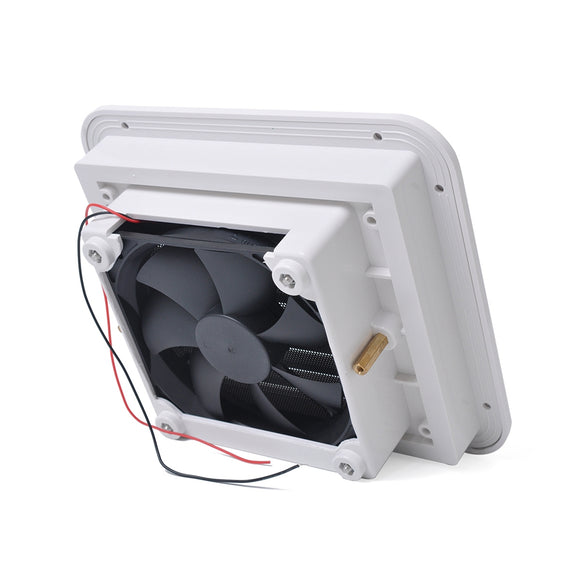 12V RV Caravan Side Air Ventilation Cooling Fan with Mute Exhaust Function for Quiet Operation