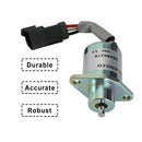 2848A278 Fuel Shutoff Solenoid For Caterpillar Skid Steer 246 216 226-4
